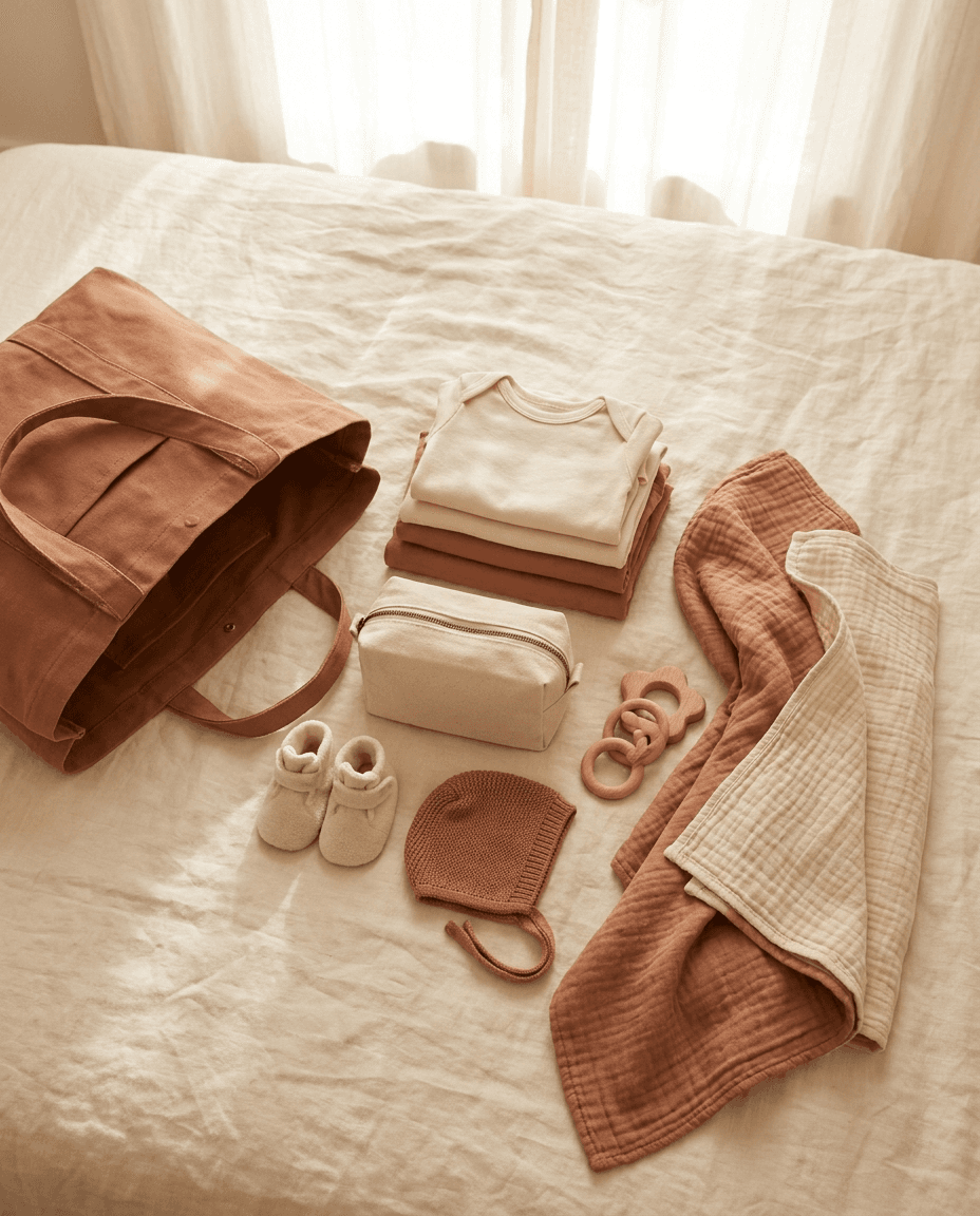 Our hospital bag, and the one thing I forgot