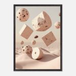 desert-inspired geometric shapes nursery wall art